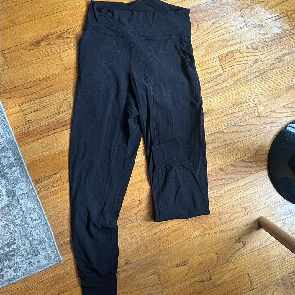 Black High-Waisted align jogger Leggings